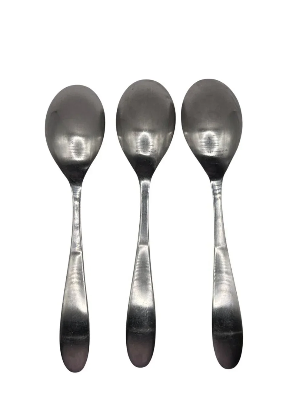 Retroneu Tivoli Contour Stainless Steel Soup Spoons Set Of 3 flatware Vintage